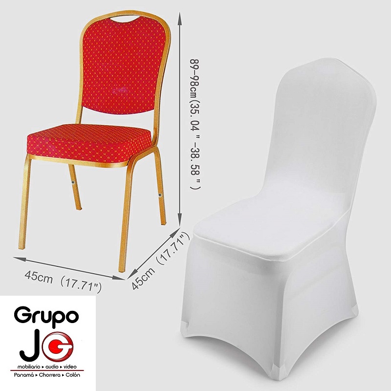 Licras para sillas tipo banquete