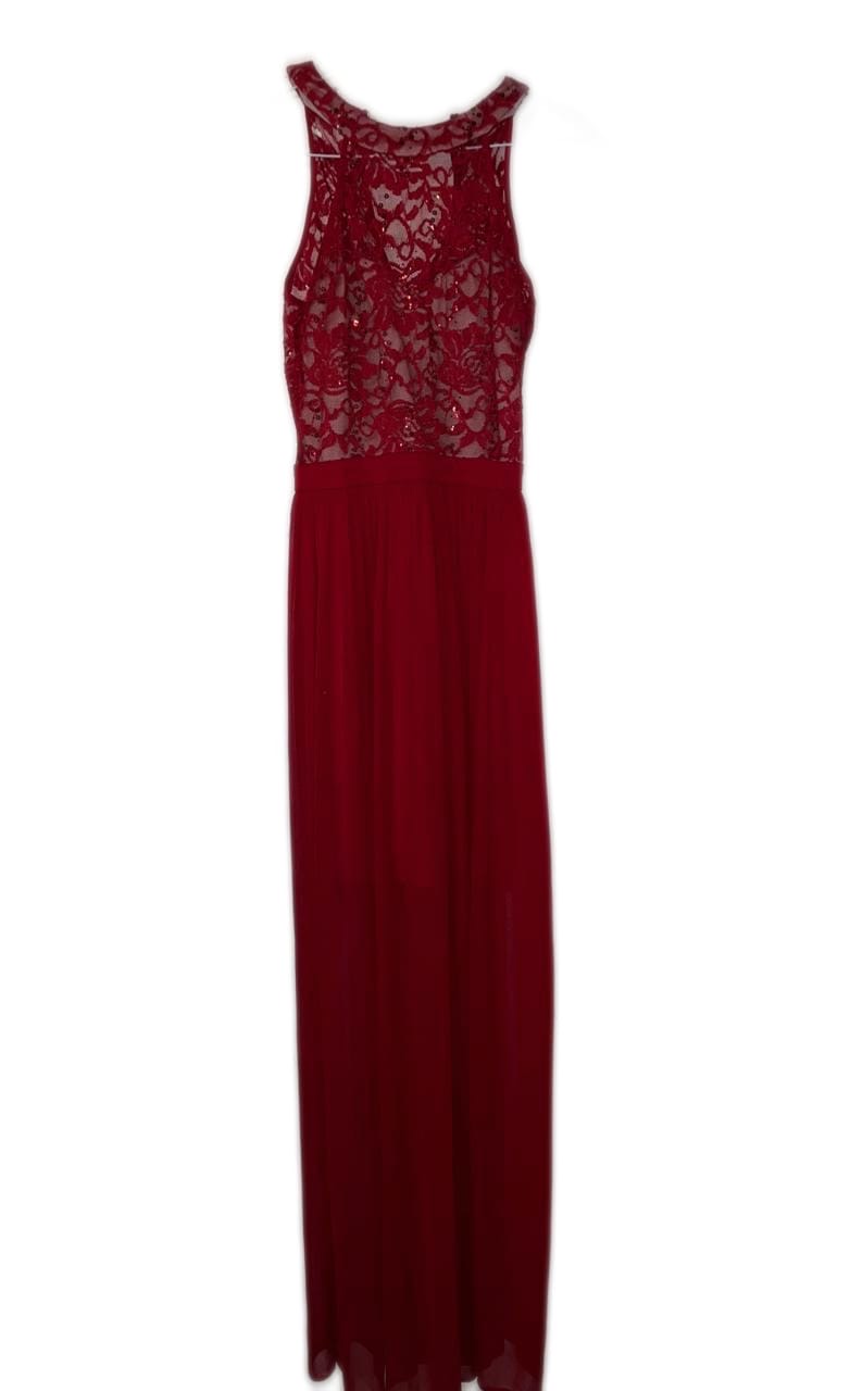 Vestido rojo largo 
