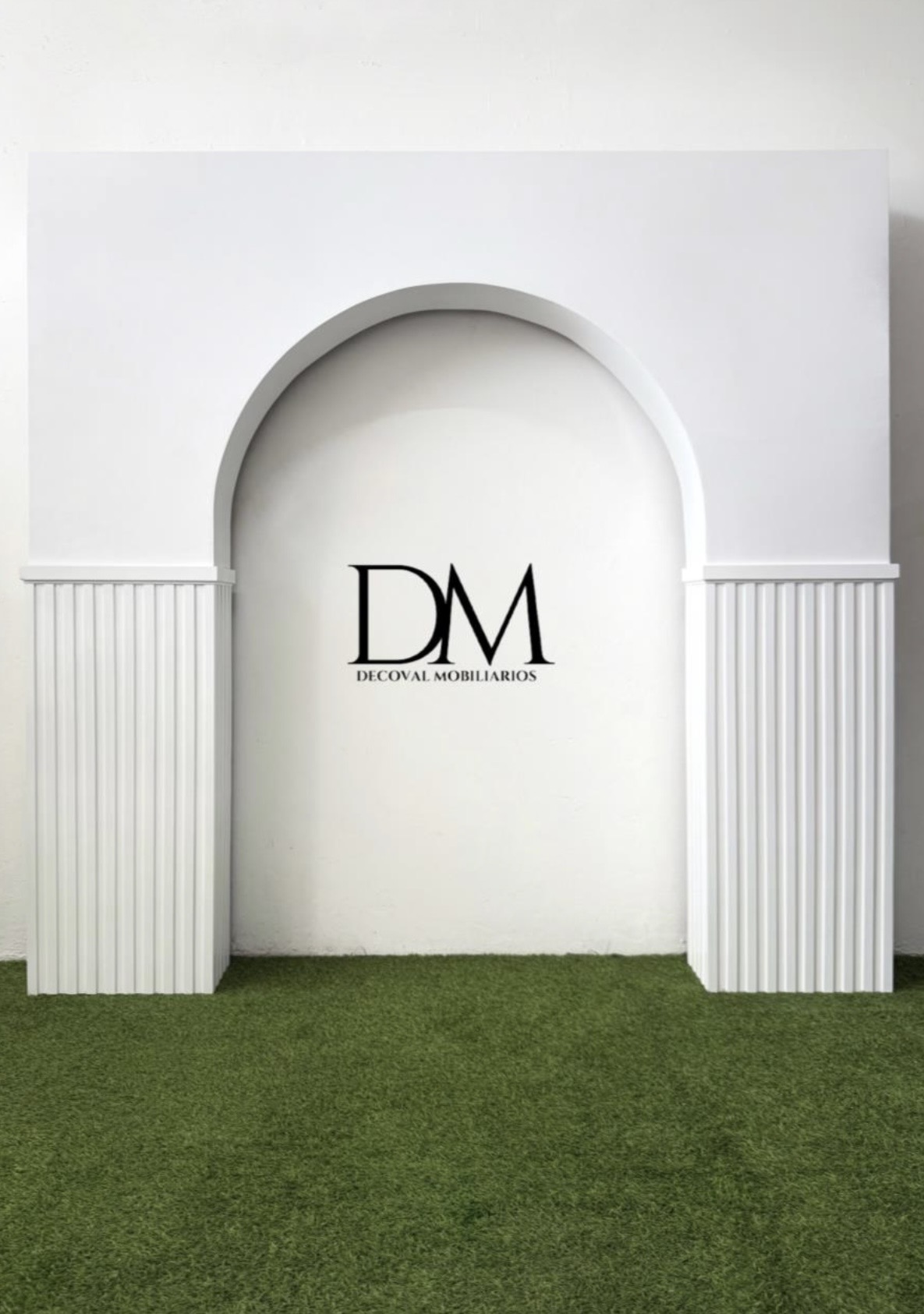 MAMPARA 3D CUADRADA CON REGLETAS DE MADERA Y MDF